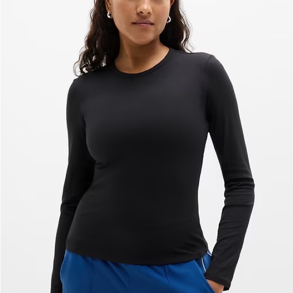 Athleta Tops - Athleta Signature Ribbed Top on Black Small